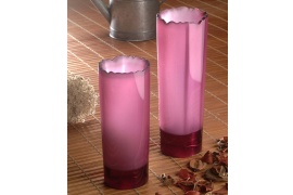 Coleção 2001 - Vasos decorativos cilindricos com borda