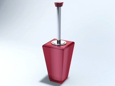 ESCOVA SANITARIA DECORADA PIRAMIDE