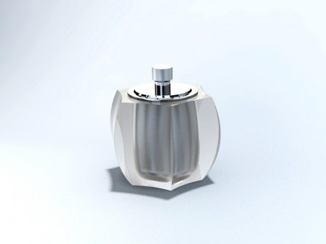 PORTA COTONETE C/TPA AÇO INOX STAR